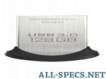 Sandisk 128ГБ USB3.0 闪出 累积器 Cruzer Ultra Fit 黑色 Z43 代码 259205) 5712372