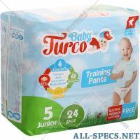 Baby Turco 鸡尿布 页:1 儿童 «Baby Turco» 大小 5, 12-25 千克 24 块