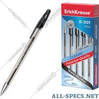 Erich Krause 笔 凝胶 «Erich Krause» Gel Stick, 53347, 黑色